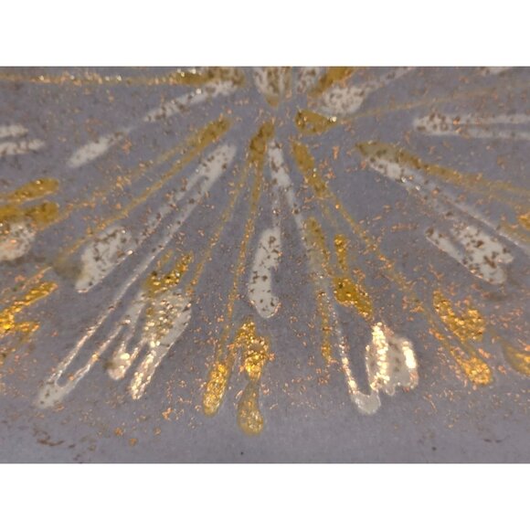 West Germany Mid-Century Modern Atomic Ceramic Platter - Picture 11 of 11